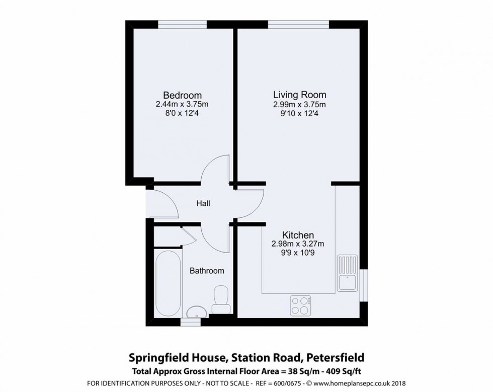 Floorplan for Station Road, Petersfield
