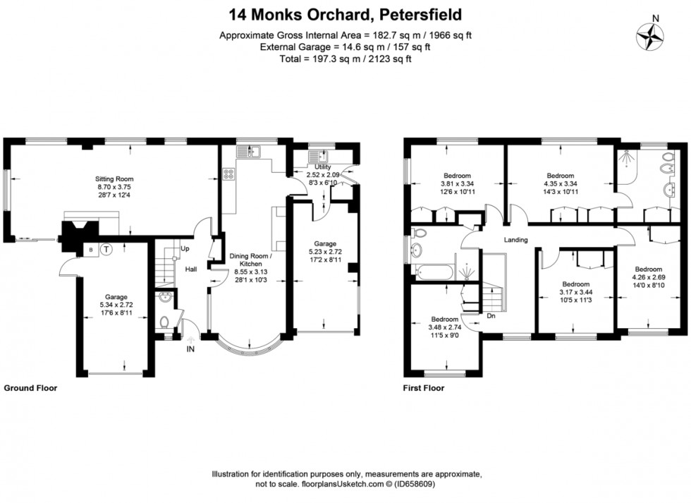 Floorplan for Monks Orchard, Petersfield
