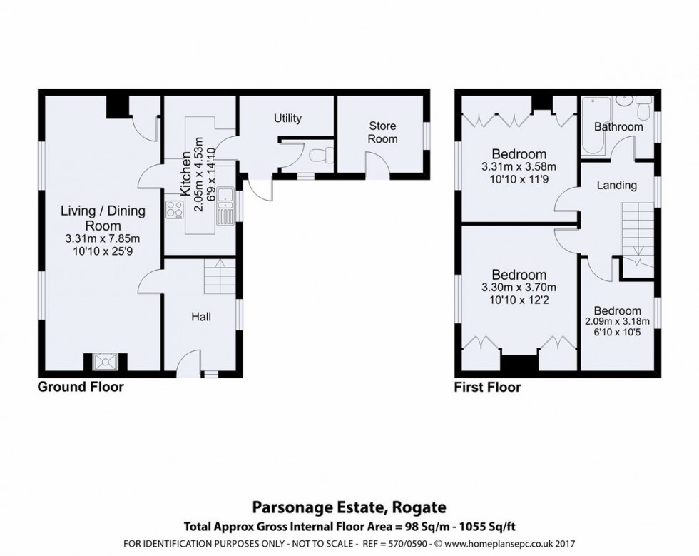 Floorplan for Rogate, Petersfield