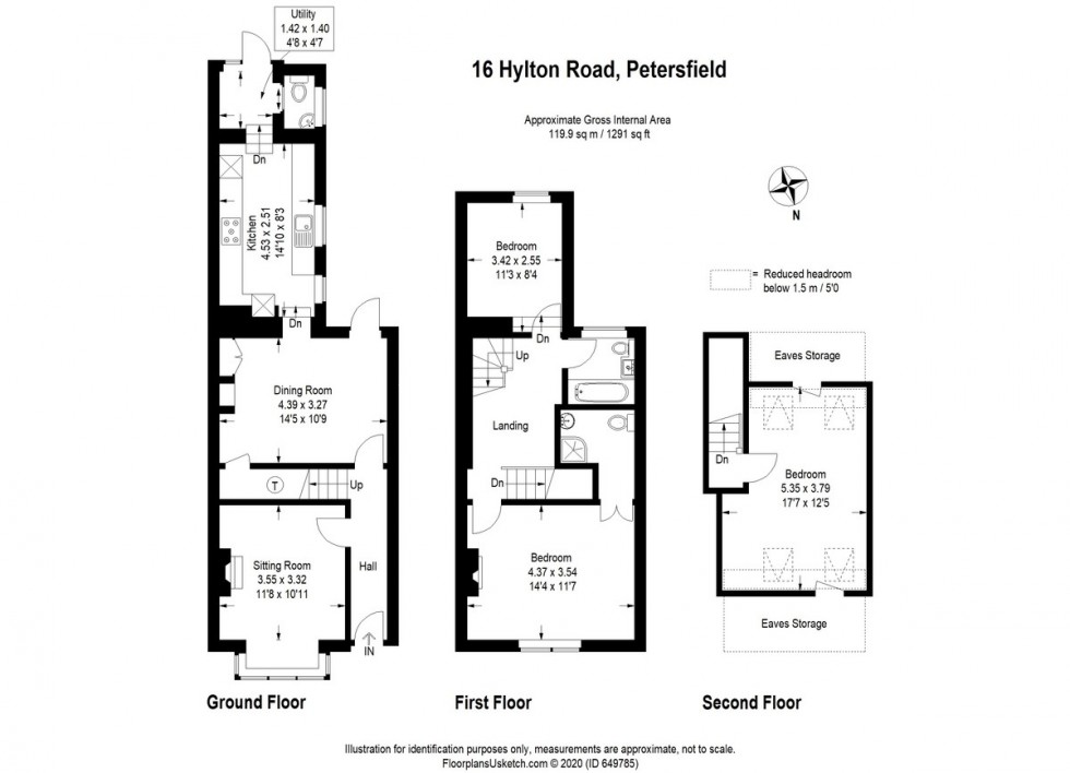 Floorplan for Hylton Road, Petersfield