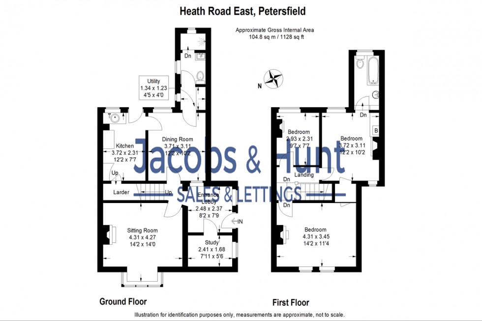 Floorplan for Heath Road East, Petersfield