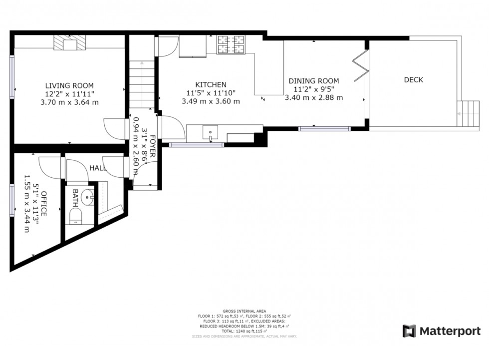 Floorplan for School Lane, Sheet, Petersfield