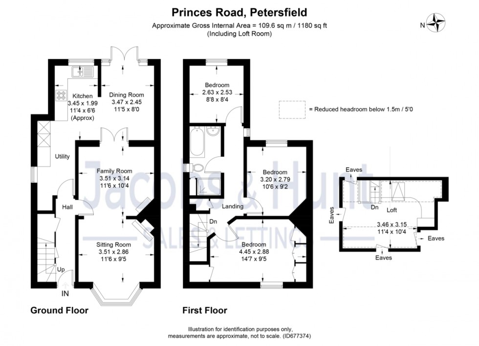 Floorplan for Princes Road, Petersfield