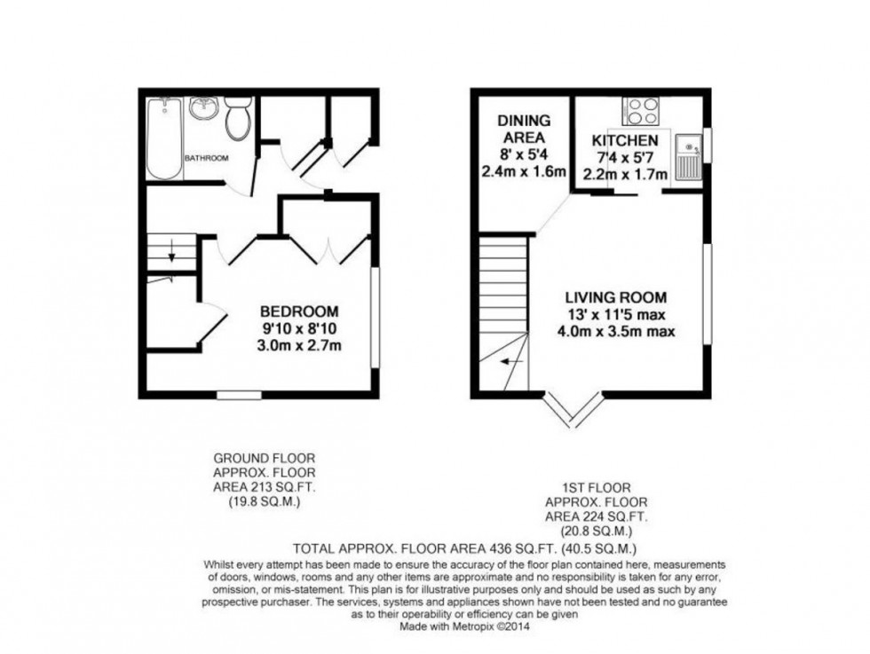 Floorplan for Newfield Road, Liss