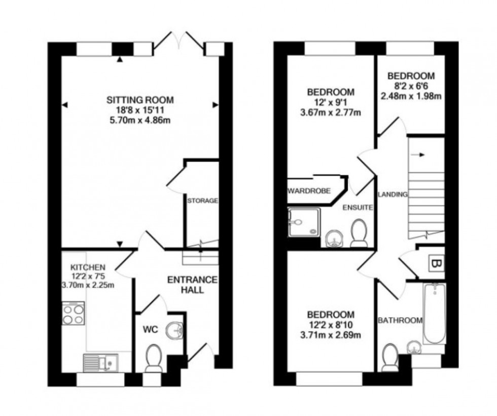 Floorplan for Dalley Way, Liss