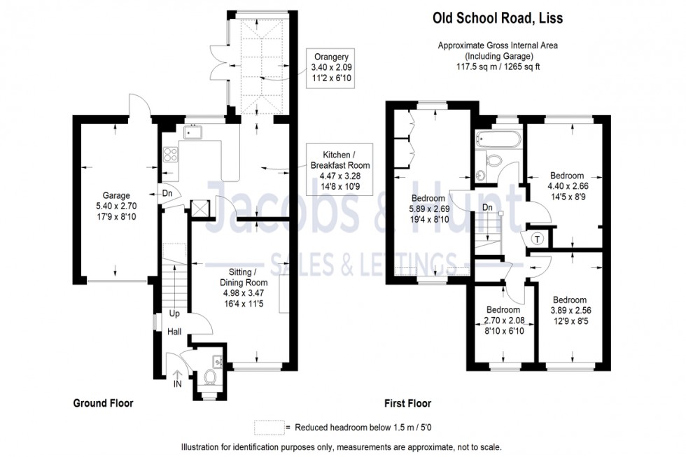 Floorplan for Old School Road, Liss, Hampshire