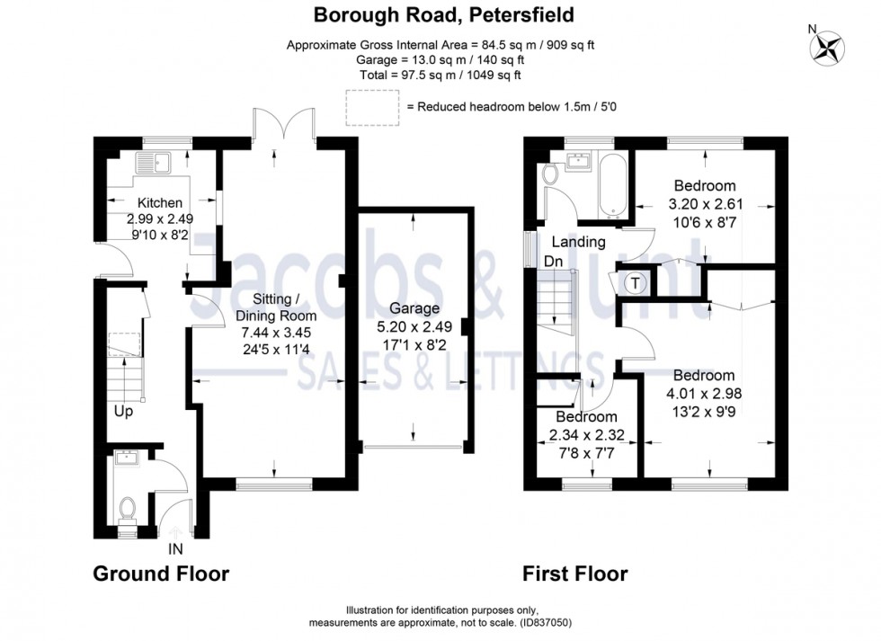 Floorplan for Borough Road, Petersfield