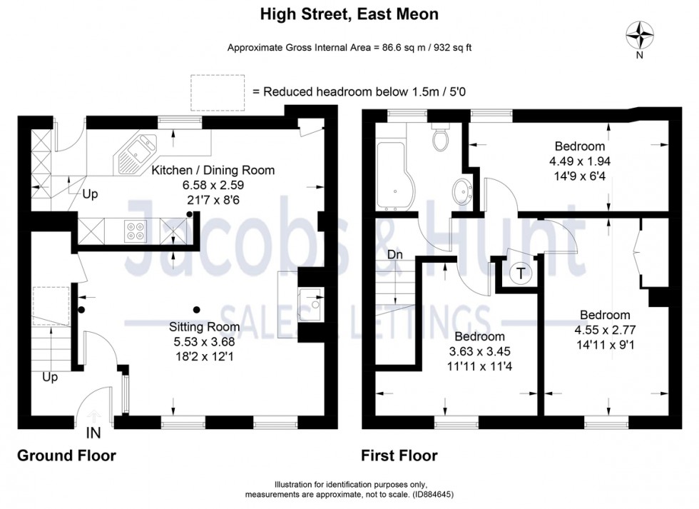 Floorplan for High Street, East Meon, Petersfield