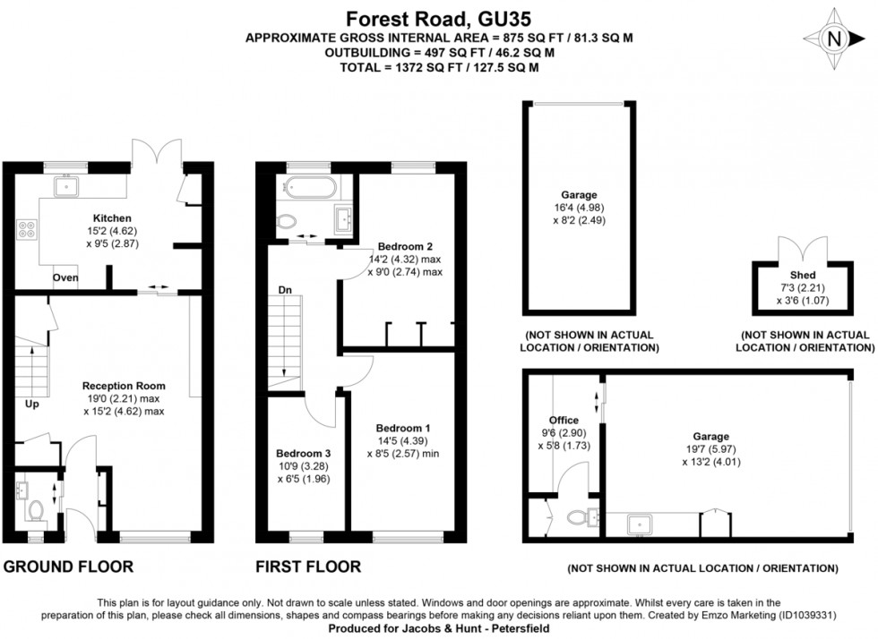 Floorplan for Forest Road, Bordon, Hampshire