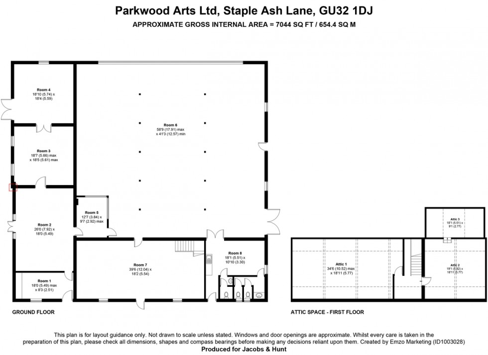 Floorplan for Staple Ash Lane, Froxfield, Petersfield